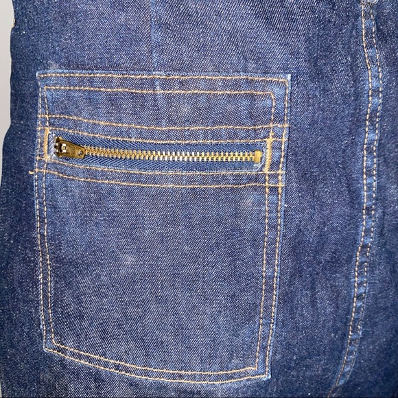 Club Monaco dark denim jean mini skirt LIKE NEW size 6 - Picture 7 of 7